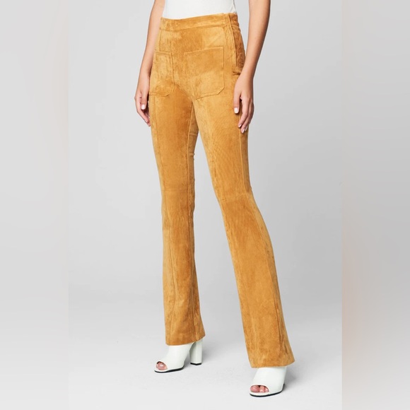 💫HP‼️💫 NWT BLANKNYC Faux Suede Patch Pocket Pant in Toasted Caramel, Size 31 - Picture 10 of 11